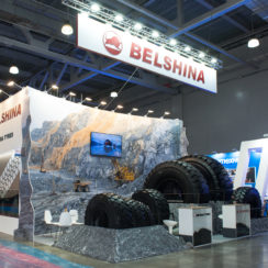 Выставочный стенд компании Belshina