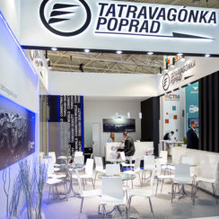 Эксклюзивный выставочный стенд компании Tatravagónka Poprad