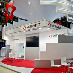 Выставочный стенд компании Metinvest
