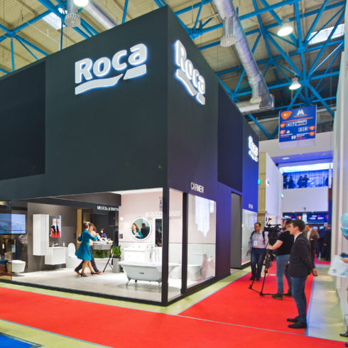 Выставочный стенд компании Roca