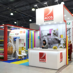 Выставочный стенд компании Acco Brands