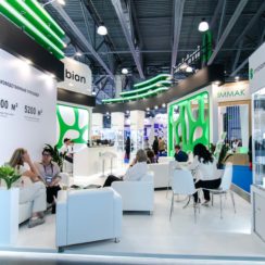 Выставочный стенд компании Imbian