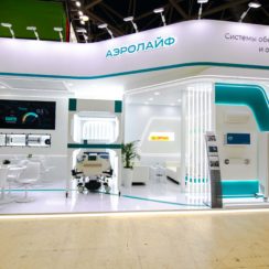Выставочный стенд компании Аэролайф